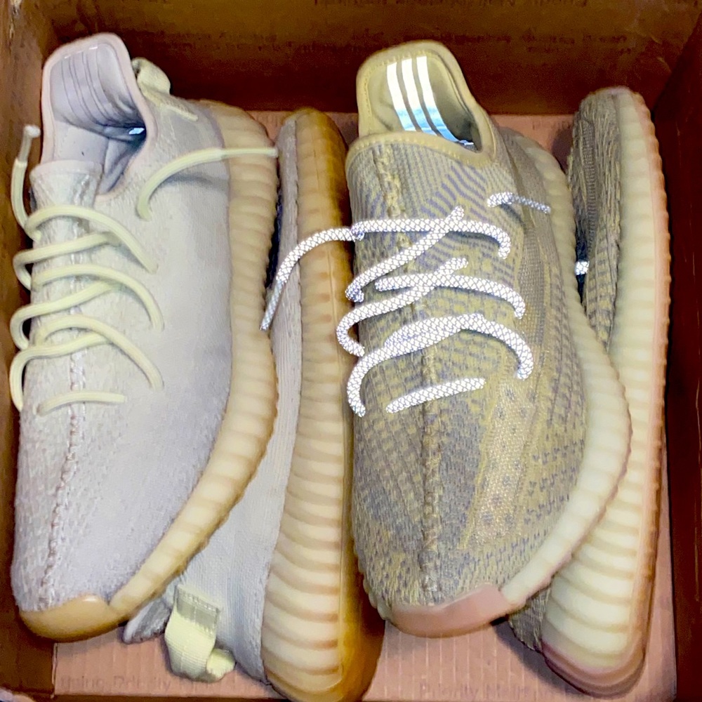 Yeezy 350 v2 butters sz8 and Yeezy 350 7.5 Antoine